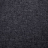 vidaXL Bench 139.5 cm polyester dark grey