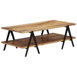vidaXL Salontafel 115x60x40 cm massief mangohout