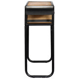 vidaXL Wandtafel 118x30x75 cm massief mangohout