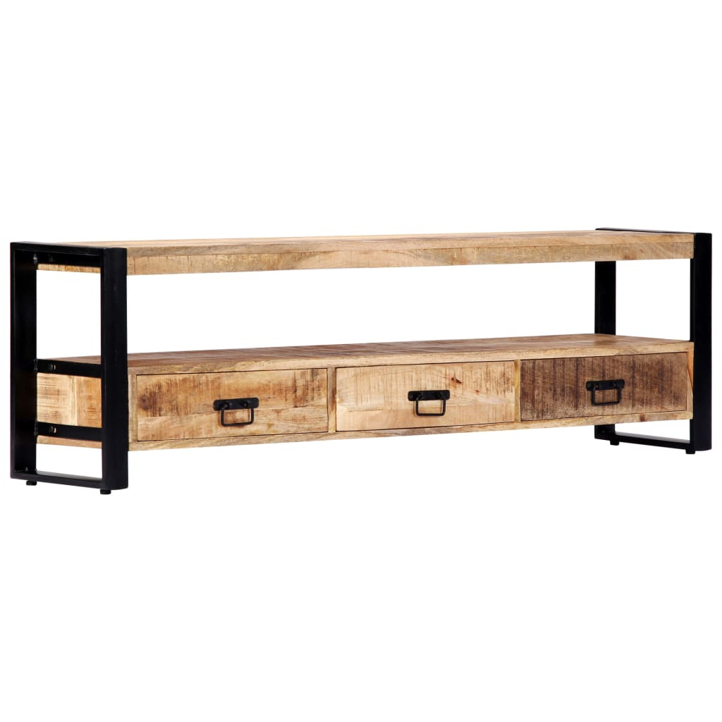 vidaXL Tv-meubel 150x30x45 cm massief mangohout