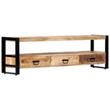 vidaXL Tv-meubel 150x30x45 cm massief mangohout