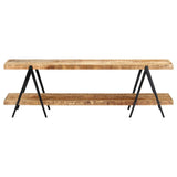 vidaXL TV Cabinet 160x40x50 cm Solid Mango Wood