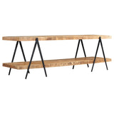 vidaXL TV Cabinet 160x40x50 cm Solid Mango Wood