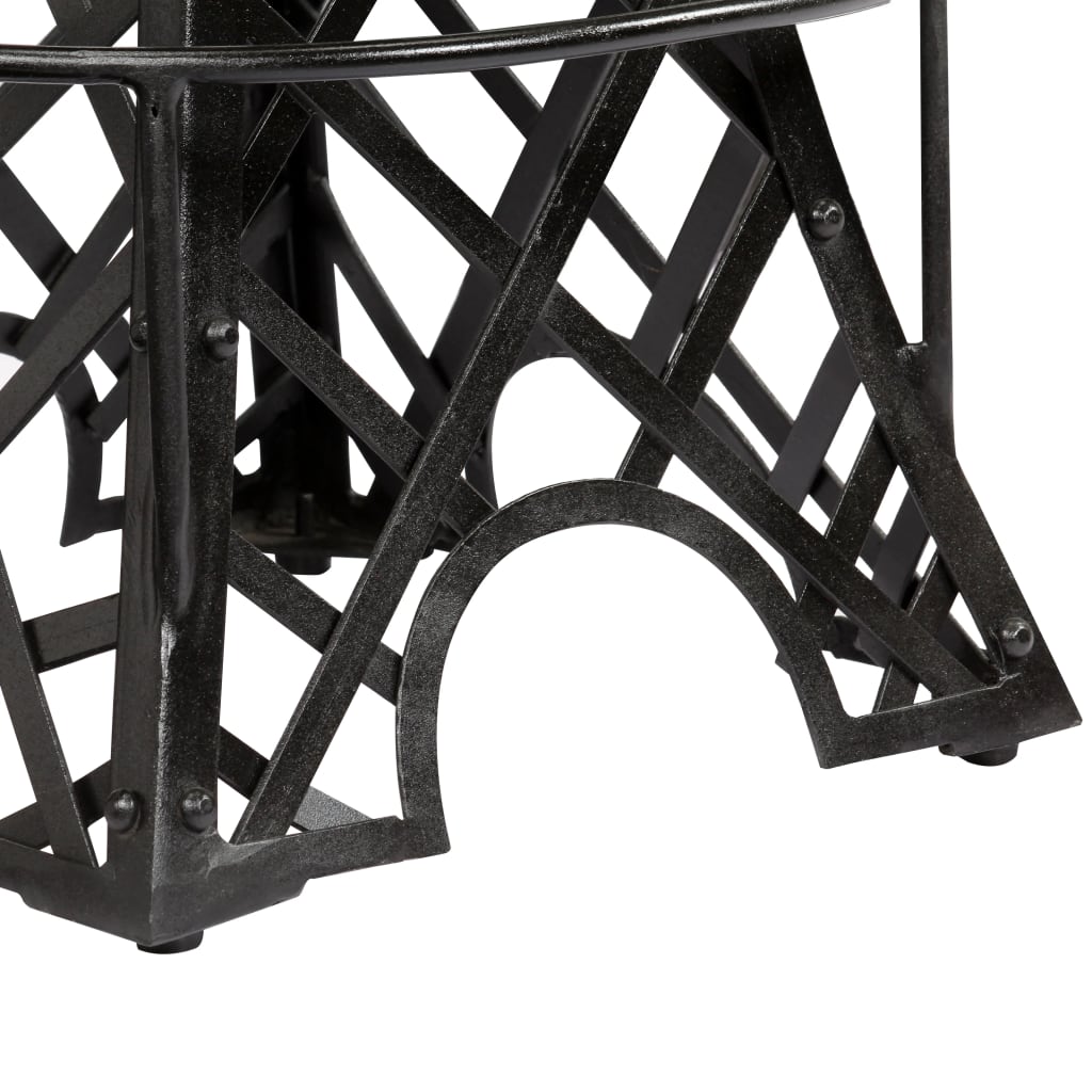 vidaXL Bar stools 2 pcs genuine leather