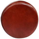 vidaXL Bar stools 2 pcs genuine leather