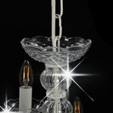 vidaXL 2-tier Chandelier 15xE14 White