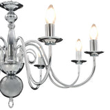 vidaXL Chandelier 8xE14 silver