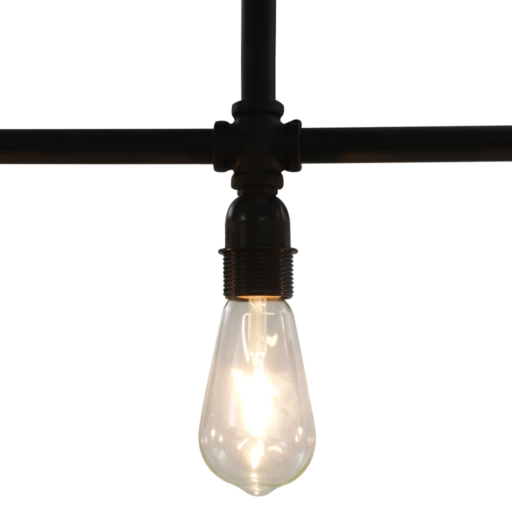 vidaXL Ceiling Lamp 3xE27 black