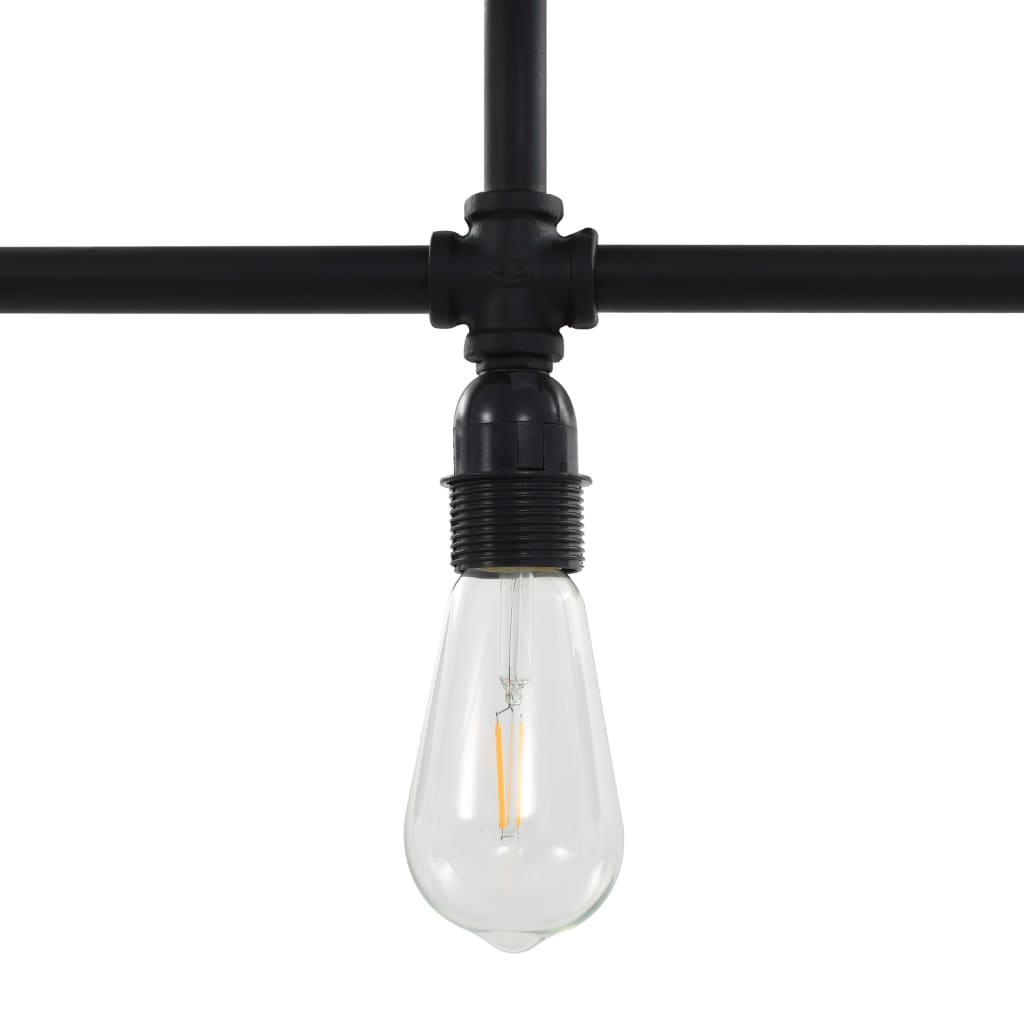 vidaXL Ceiling Lamp 3xE27 black