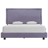 vidaXL Bed Frame Fabric Light Grey 140x200 cm