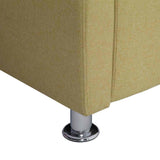 vidaXL Fauteuil kubus stof groen