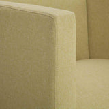vidaXL Fauteuil kubus stof groen