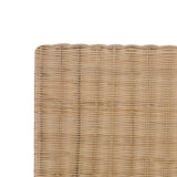 vidaXL Hand-Woven Real Rattan Bed Frame 140x200 cm