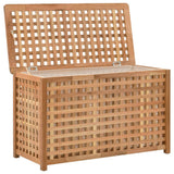 vidaXL Laundry Basket 77.5x37.5x46.5 cm Solid Walnut Wood