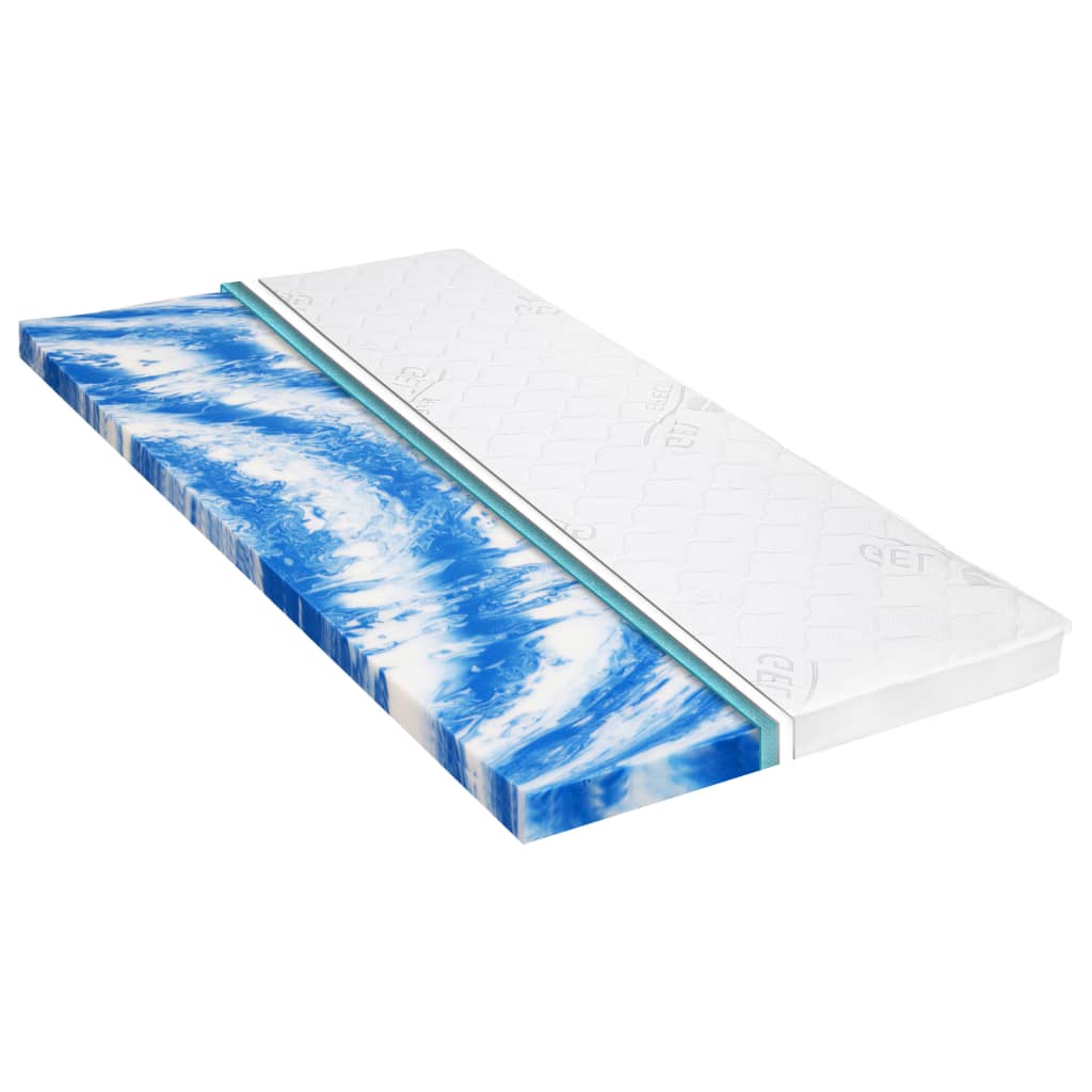 vidaXL Topper 7 cm gel foam 80x200 cm