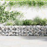 vidaXL Gabion basket 450x30x100 cm galvanized steel