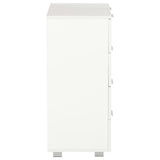 vidaXL Sideboard 60x35x80 cm Engineered Wood High Gloss White
