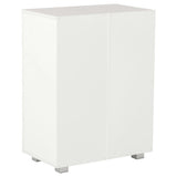 vidaXL Sideboard 60x35x80 cm Engineered Wood High Gloss White