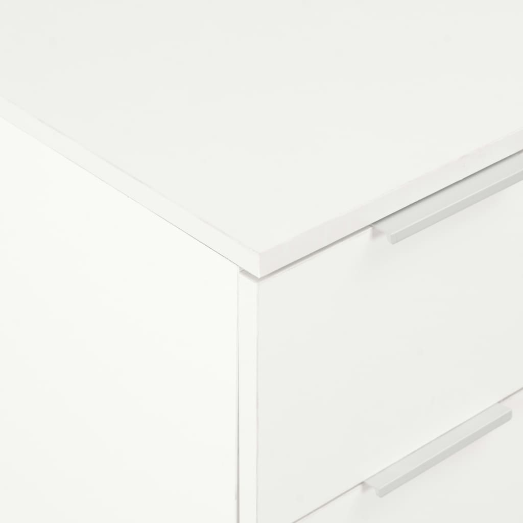 vidaXL Sideboard 60x35x80 cm Engineered Wood High Gloss White