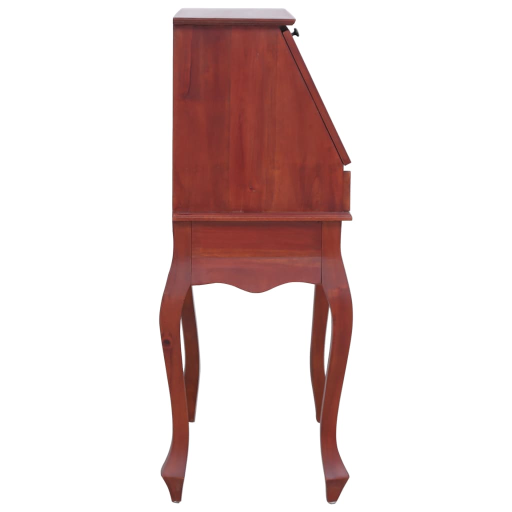 vidaXL Secretaire 78x42x103 cm massief mahoniehout bruin