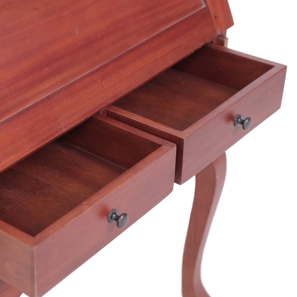 vidaXL Secretaire 78x42x103 cm massief mahoniehout bruin