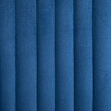 vidaXL Eetkamerstoelen 2 st fluweel bleu