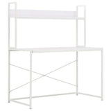vidaXL Computerbureau 120x60x138 cm wit