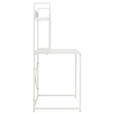 vidaXL Computerbureau 120x60x138 cm wit