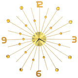 vidaXL Wall clock 70 cm metal gold-colored