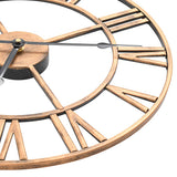 vidaXL Wall Clock 40 cm Metal Gold