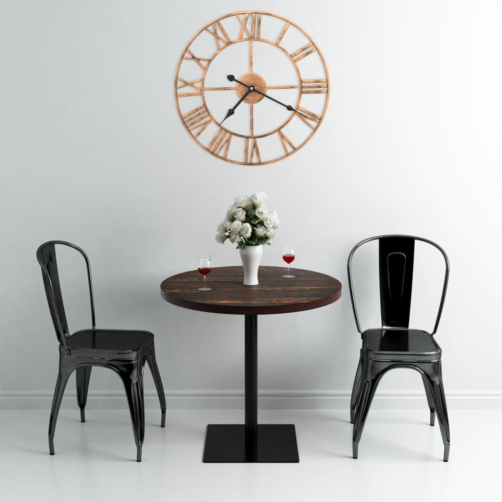 vidaXL Wall Clock 40 cm Metal Gold