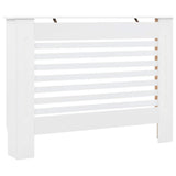 vidaXL Radiator Cover 112x19x81.5 cm MDF white