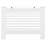 vidaXL Radiator Cover 112x19x81.5 cm MDF white