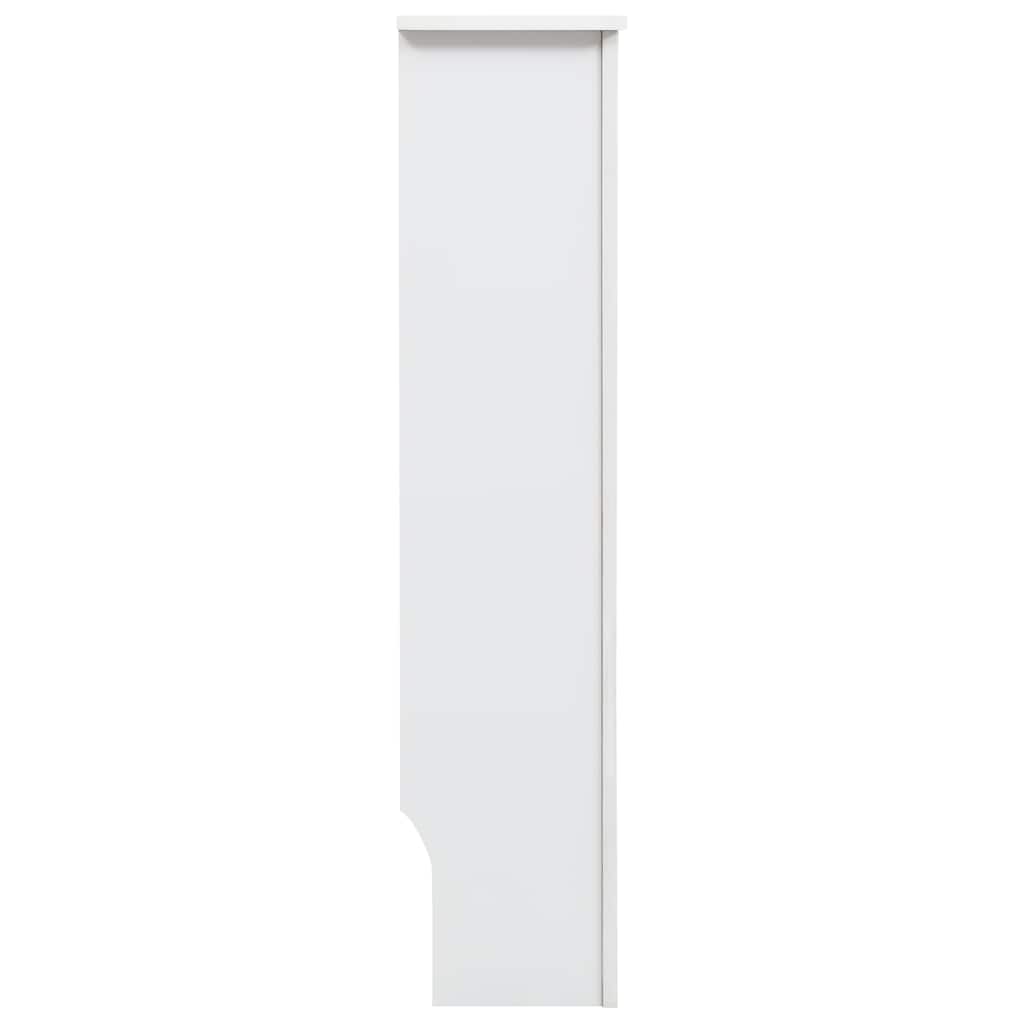 vidaXL Radiator Cover 112x19x81.5 cm MDF white