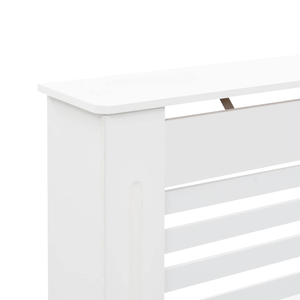vidaXL Radiator Cover 112x19x81.5 cm MDF white