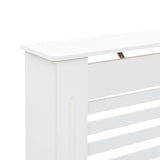 vidaXL Radiator Cover 112x19x81.5 cm MDF white