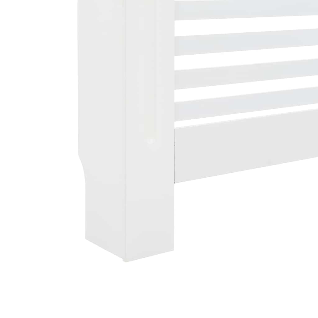 vidaXL Radiator Cover 112x19x81.5 cm MDF white