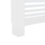 vidaXL Radiator Cover 112x19x81.5 cm MDF white