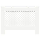 vidaXL Radiatorombouw 112x19x81,5 cm MDF wit