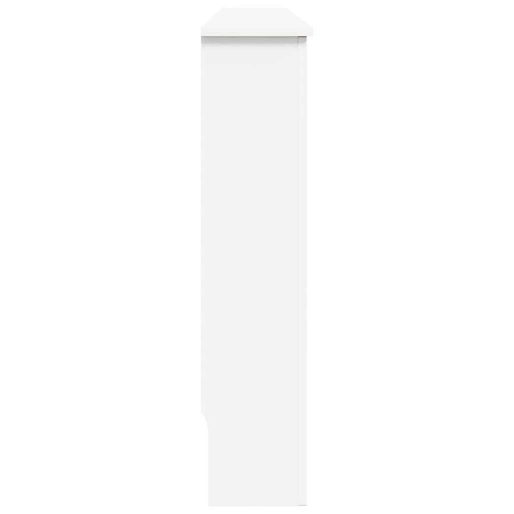 vidaXL Radiatorombouw 112x19x81,5 cm MDF wit