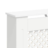 vidaXL Radiatorombouw 112x19x81,5 cm MDF wit