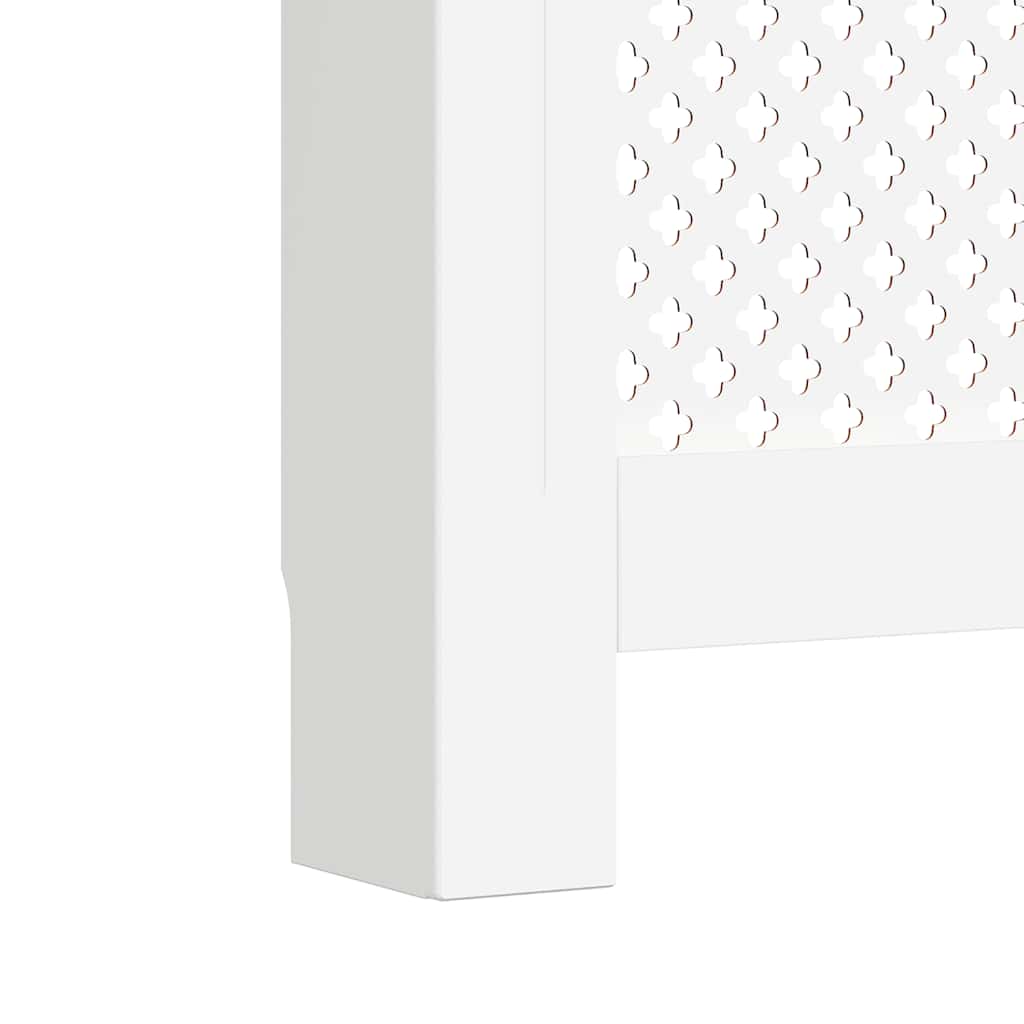 vidaXL Radiatorombouw 112x19x81,5 cm MDF wit