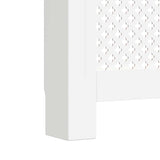 vidaXL Radiatorombouw 112x19x81,5 cm MDF wit