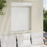 vidaXL Roller Blind White 70 x 100 cm Aluminium and polyurethane