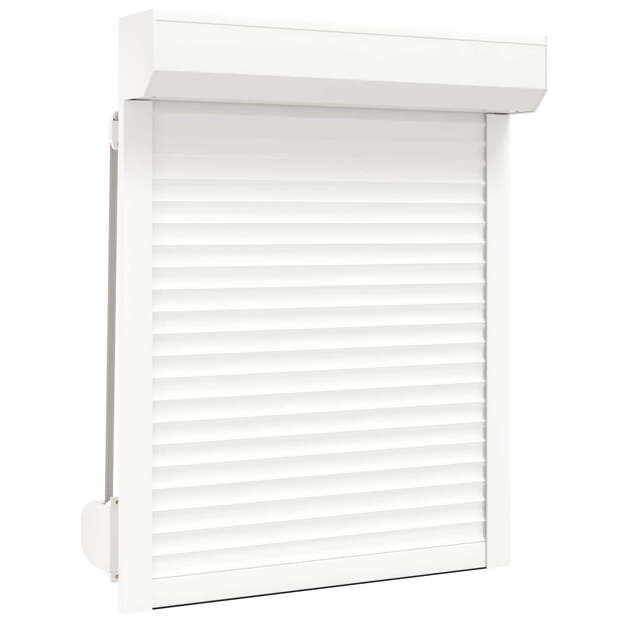 vidaXL Roller Blind White 70 x 100 cm Aluminium and polyurethane