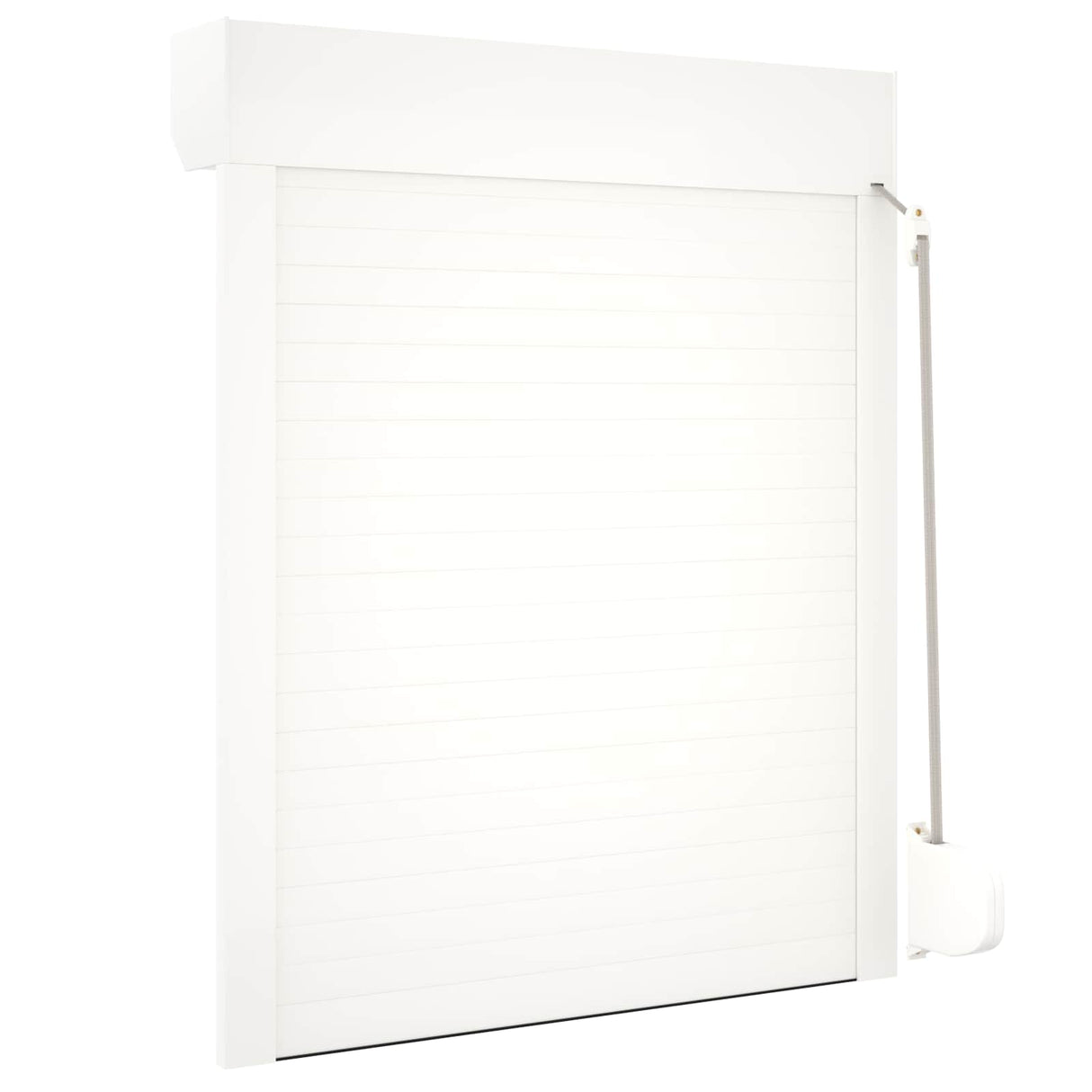 vidaXL Roller Blind White 70 x 100 cm Aluminium and polyurethane
