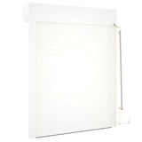 vidaXL Roller Blind White 70 x 100 cm Aluminium and polyurethane