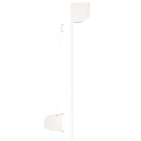 vidaXL Roller Blind White 70 x 100 cm Aluminium and polyurethane