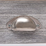 vidaXL Bijzettafel 40x40x40 cm paulowniahout grijs