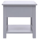 vidaXL Bijzettafel 40x40x40 cm paulowniahout grijs